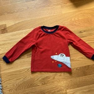 Carters long sleeve pajama top. Size 5t. Polyester